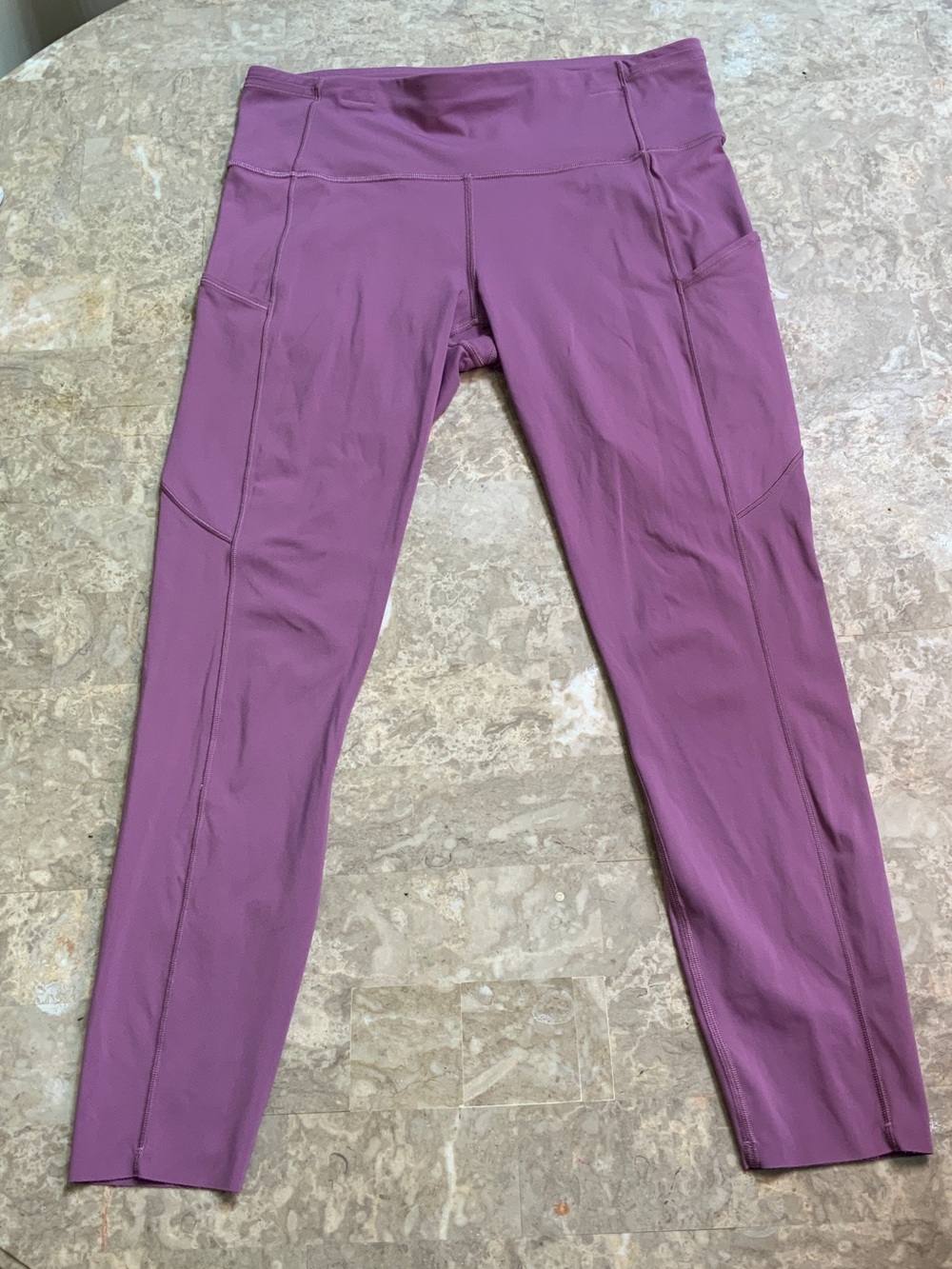 lululemon athletica Purple High-Rise Leggings with Side Pockets